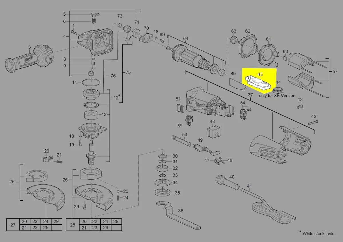 régulateur de vitesse réf. 4931435112 Milwaukee
